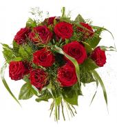 Valentijnsboeket rode rozen