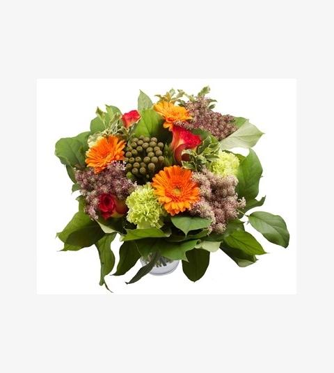 geslaagd boeket oranje