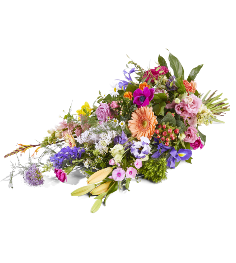 Rouwboeket 12 veldbloemen